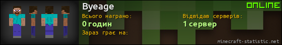 Юзербар 560x90 для Byeage