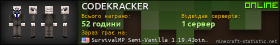 Юзербар 560x90 для CODEKRACKER