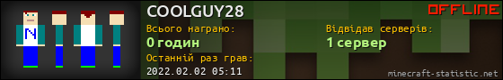 Юзербар 560x90 для COOLGUY28