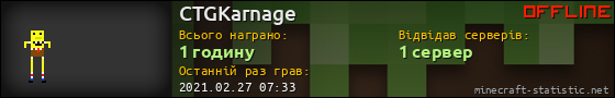 Юзербар 560x90 для CTGKarnage