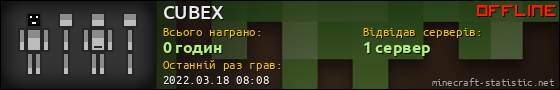 Юзербар 560x90 для CUBEX