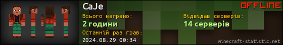 Юзербар 560x90 для CaJe
