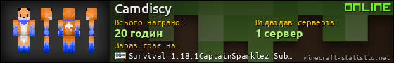 Юзербар 560x90 для Camdiscy
