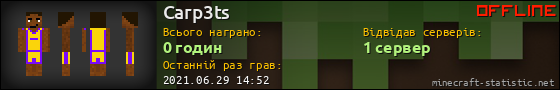 Юзербар 560x90 для Carp3ts