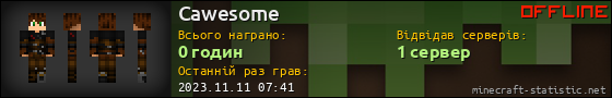 Юзербар 560x90 для Cawesome