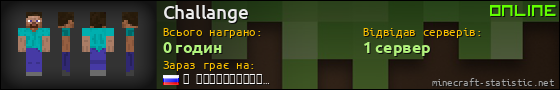 Юзербар 560x90 для Challange