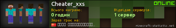 Юзербар 560x90 для Cheater_xxs