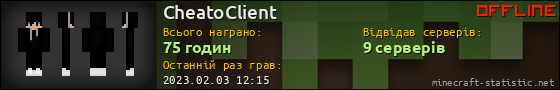 Юзербар 560x90 для CheatoClient