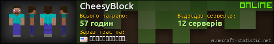 Юзербар 560x90 для CheesyBlock