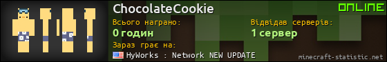 Юзербар 560x90 для ChocolateCookie