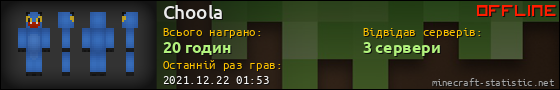 Юзербар 560x90 для Choola