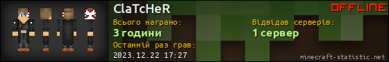 Юзербар 560x90 для ClaTcHeR