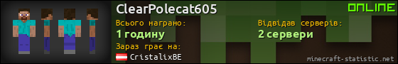 Юзербар 560x90 для ClearPolecat605