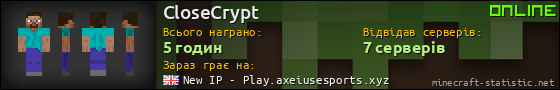 Юзербар 560x90 для CloseCrypt