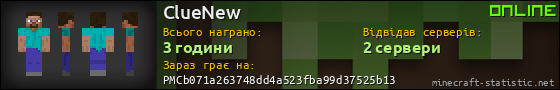 Юзербар 560x90 для ClueNew