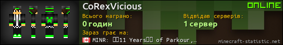 Юзербар 560x90 для CoRexVicious