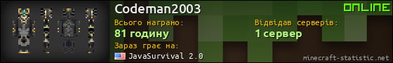 Юзербар 560x90 для Codeman2003