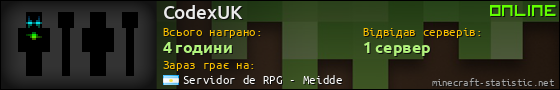 Юзербар 560x90 для CodexUK