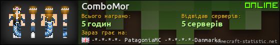 Юзербар 560x90 для ComboMor