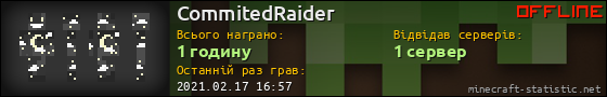 Юзербар 560x90 для CommitedRaider