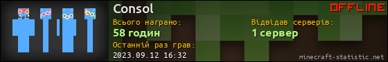 Юзербар 560x90 для Consol