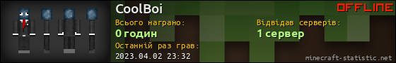Юзербар 560x90 для CoolBoi