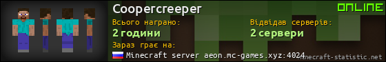 Юзербар 560x90 для Coopercreeper