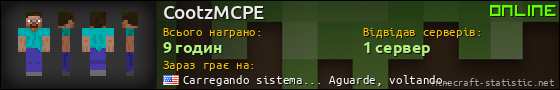 Юзербар 560x90 для CootzMCPE