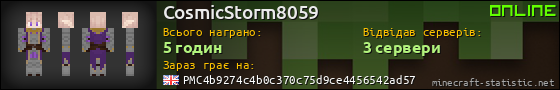 Юзербар 560x90 для CosmicStorm8059