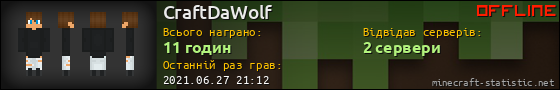 Юзербар 560x90 для CraftDaWolf