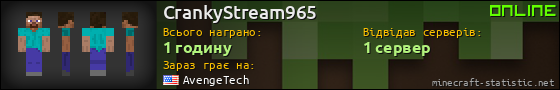 Юзербар 560x90 для CrankyStream965