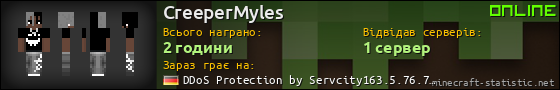 Юзербар 560x90 для CreeperMyles