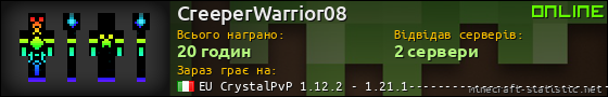 Юзербар 560x90 для CreeperWarrior08