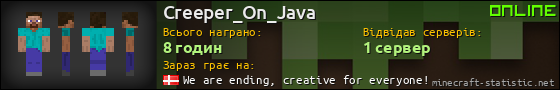 Юзербар 560x90 для Creeper_On_Java