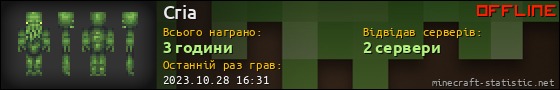 Юзербар 560x90 для Cria