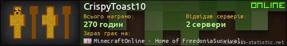 Юзербар 560x90 для CrispyToast10