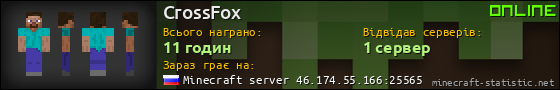 Юзербар 560x90 для CrossFox