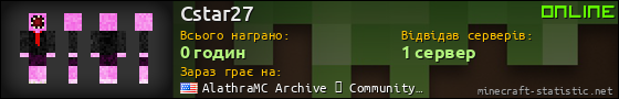 Юзербар 560x90 для Cstar27