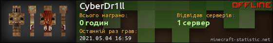 Юзербар 560x90 для CyberDr1ll
