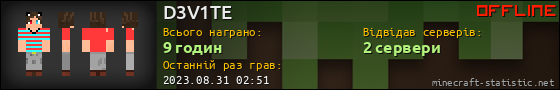 Юзербар 560x90 для D3V1TE