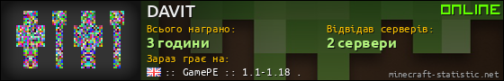 Юзербар 560x90 для DAVIT