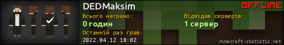 Юзербар 560x90 для DEDMaksim