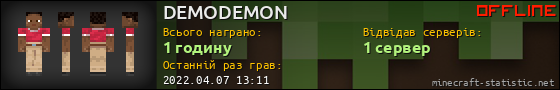 Юзербар 560x90 для DEMODEMON
