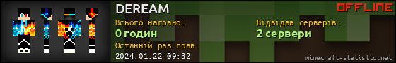 Юзербар 560x90 для DEREAM