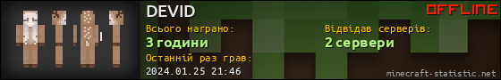 Юзербар 560x90 для DEVID