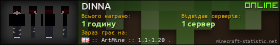 Юзербар 560x90 для DINNA