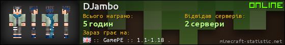 Юзербар 560x90 для DJambo