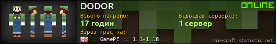 Юзербар 560x90 для DODOR