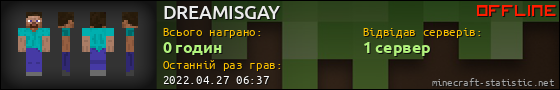 Юзербар 560x90 для DREAMISGAY