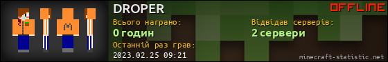 Юзербар 560x90 для DROPER